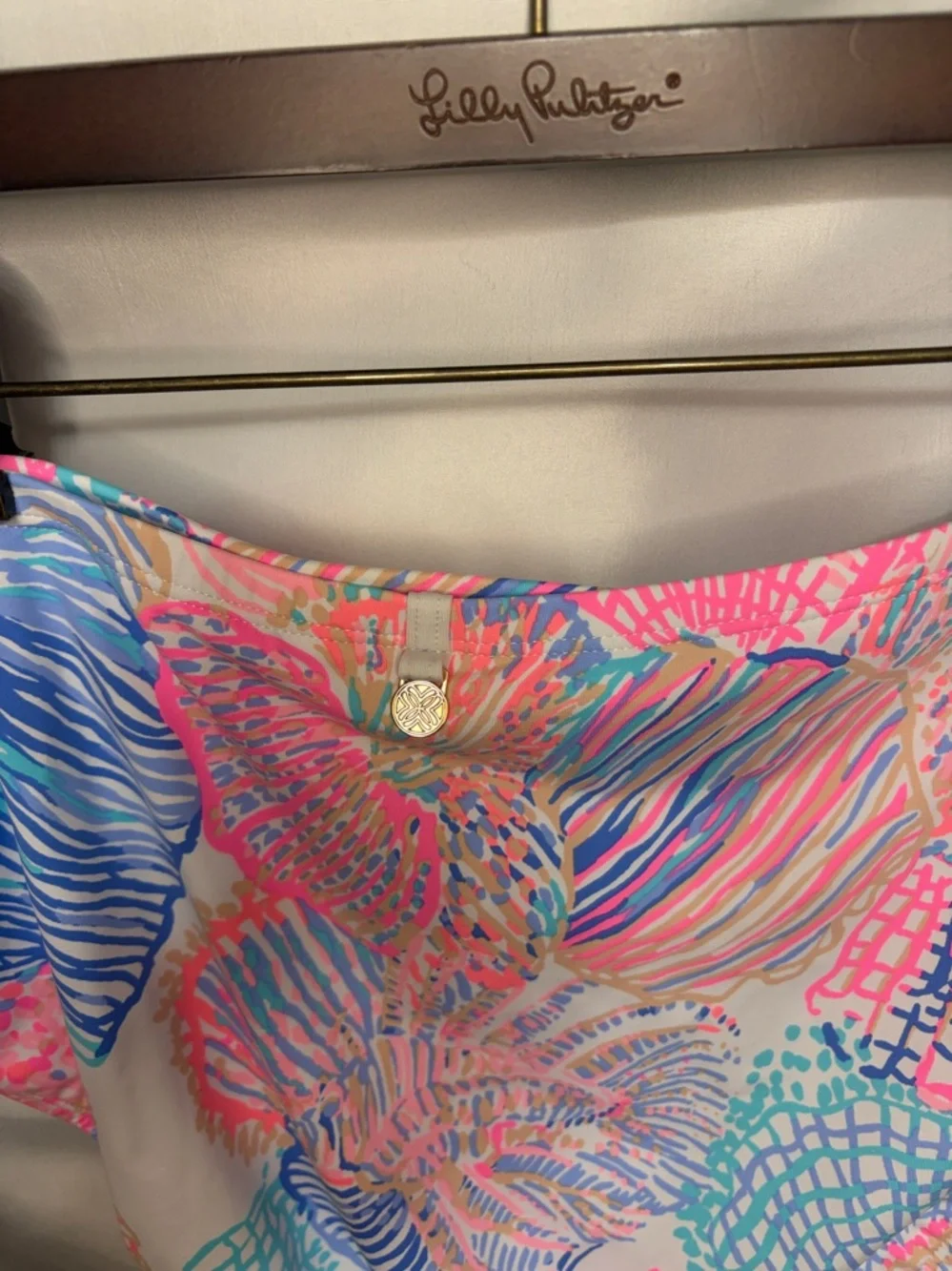 Lilly Pulitzer Two Piece Bikini in Multi Rose of the Seas size Women’s 14 - Picture 8 of 12